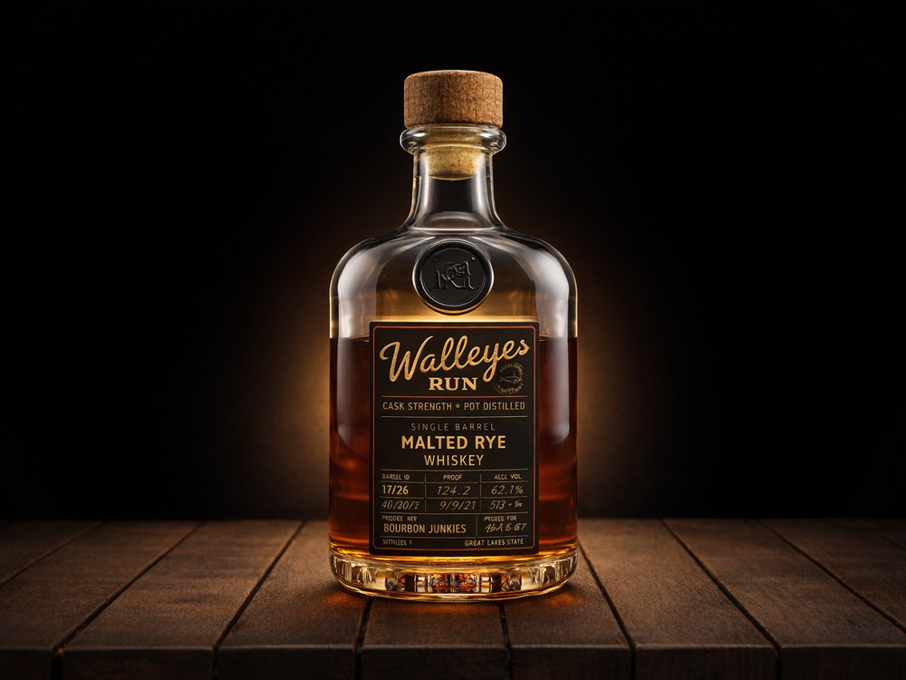 Walleye Run Single Barrel Malted Rye